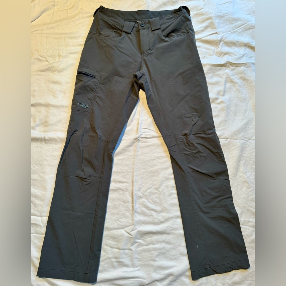 Size 2 Outdoor Research Womens Dark Grey/Charcoal Voodoo Softshell Pants